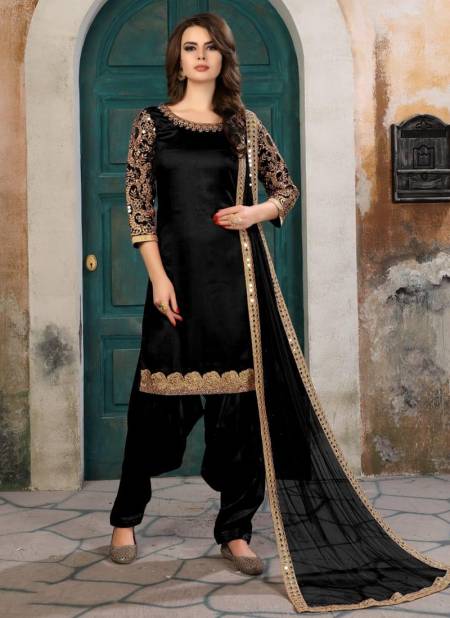 Black Colour AANAYA 48000 Fancy Latest Festive Wear Designer Salwar Suit Collection 48001